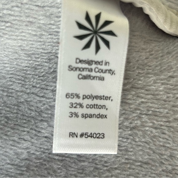 Athleta Light Gray Fleece Jacket - Picture 5 of 8